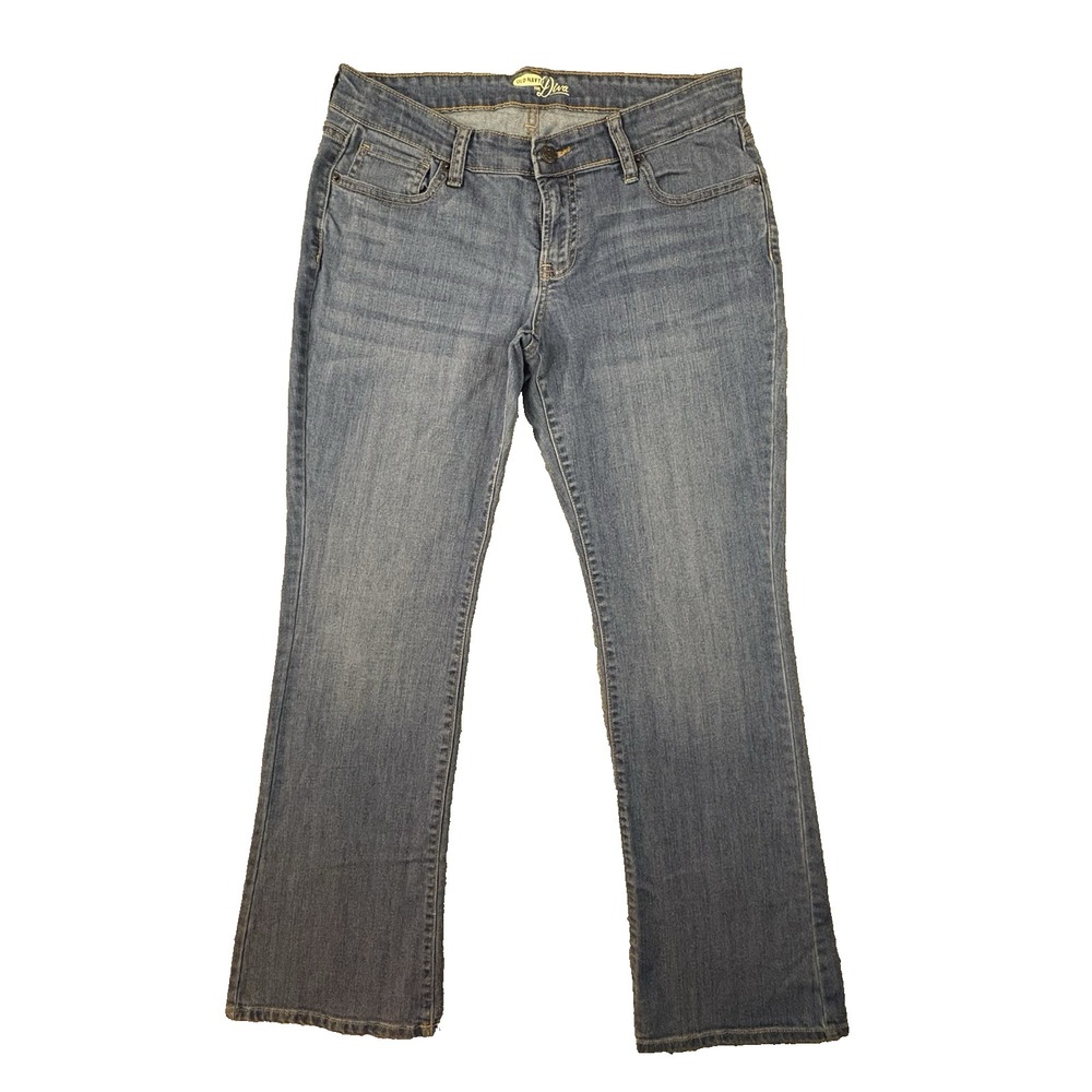 Old Navy Women's 8 (32.5x29.25) Blue The Diva Bootcut Flare Stretch Jeans‎